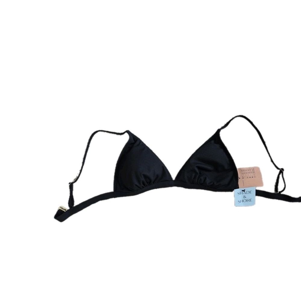 Shade & Shore Black Triangle Bra Size XL